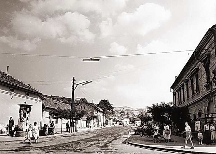 Salgótarján, régen a Pécskő út eleje 1960