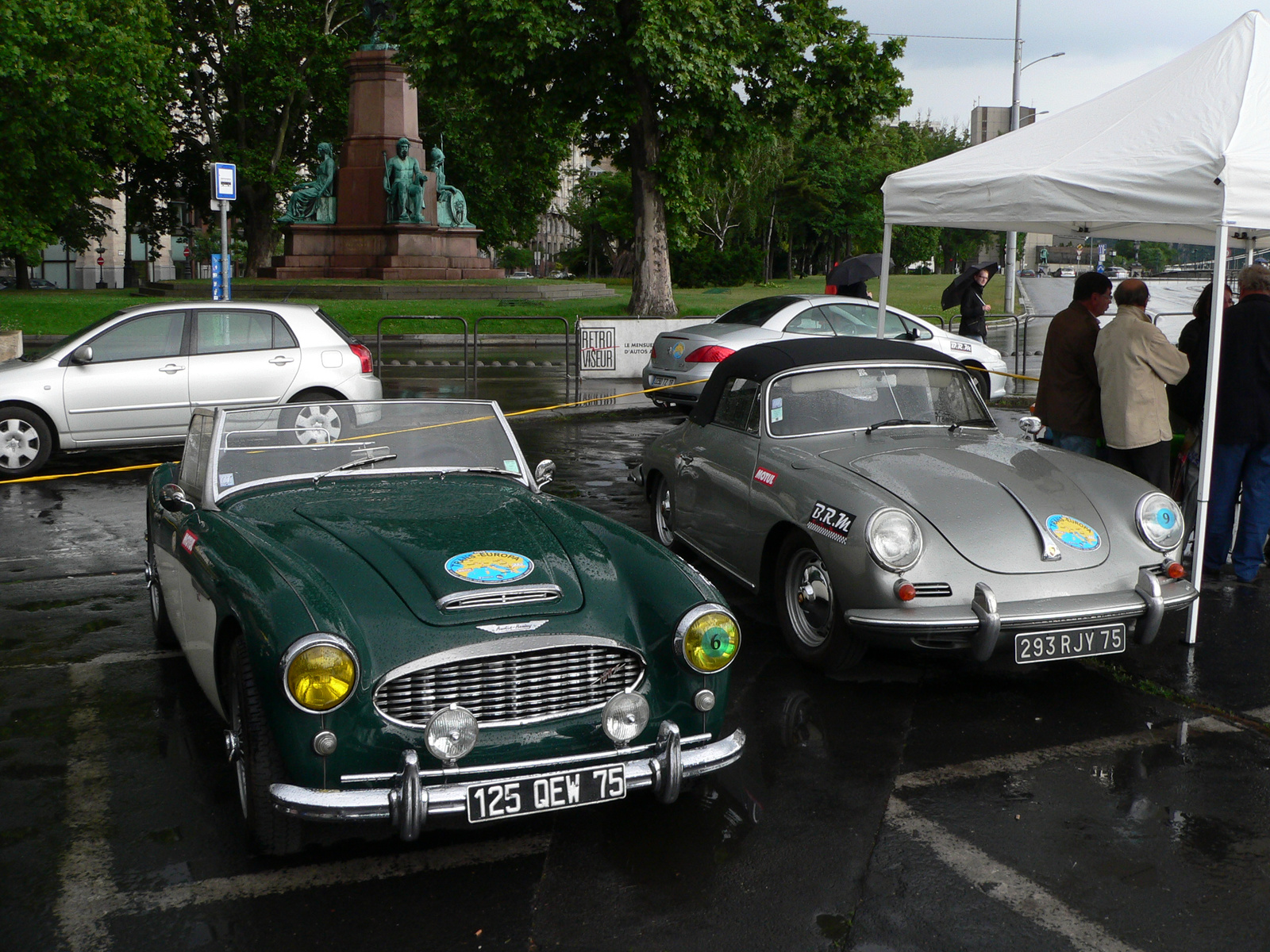 Austin Healey és Porsche 356