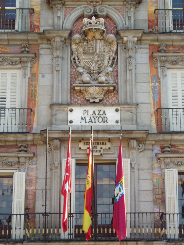 Plaza Mayor zászlói